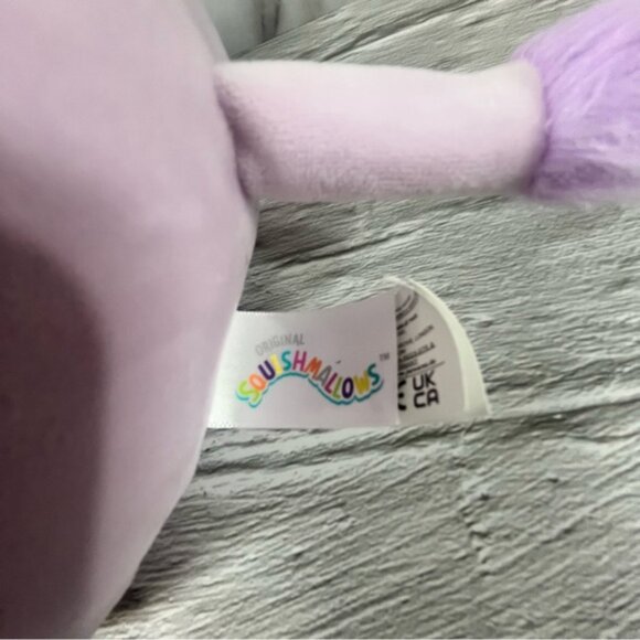 Squishmallows Delzi The Lilac Donkey Soft Plush Stuffed Animal - Picture 9 of 10